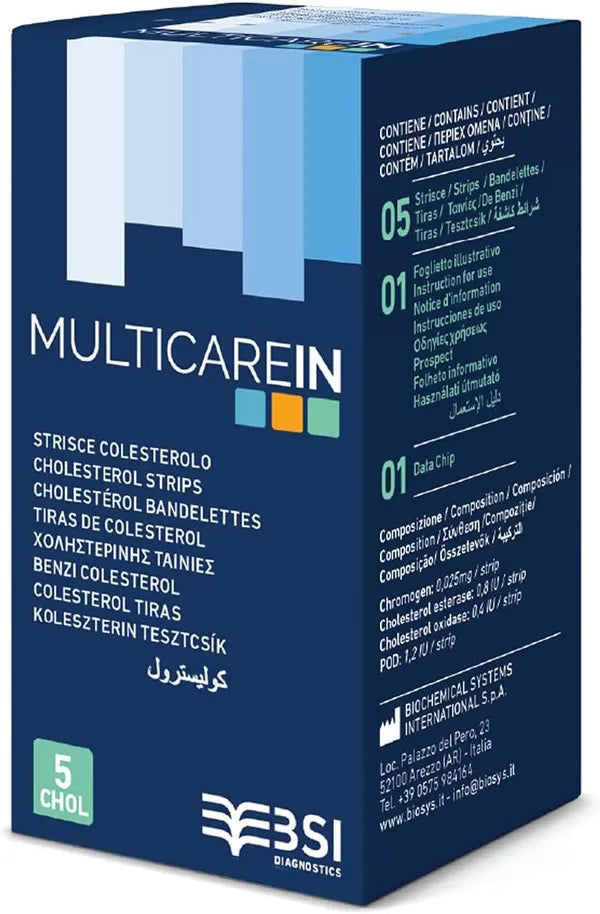 cholesterol-5-test pour multicareIN