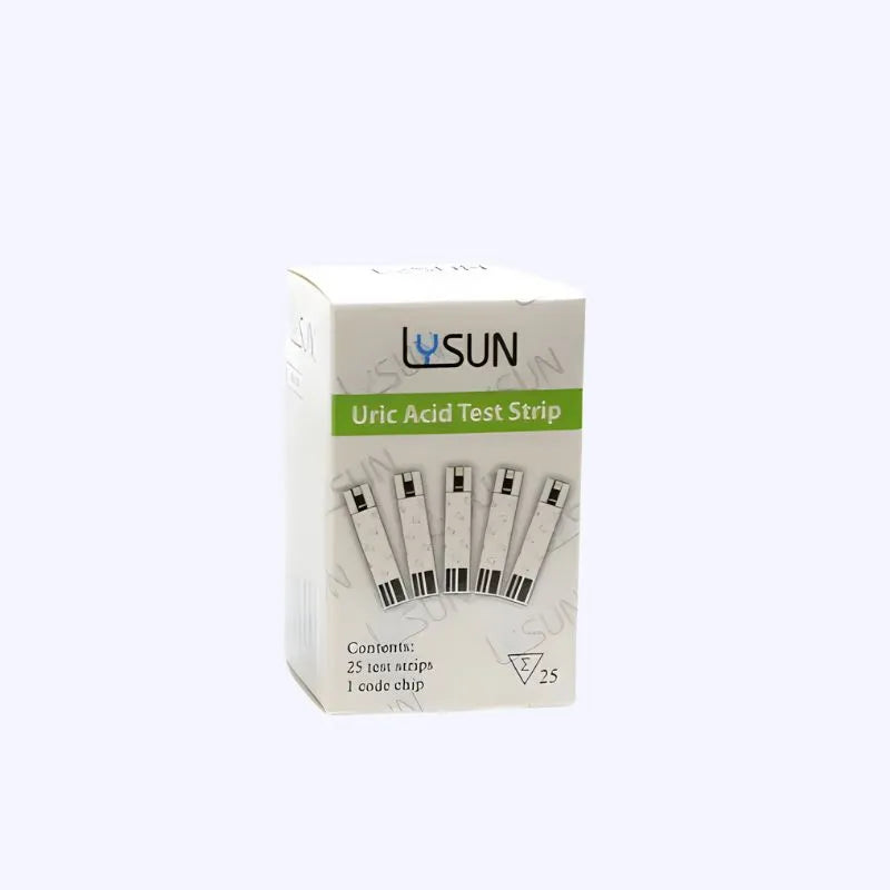 boite de 25 tests d'acide urique Lysun pour analyseur GUM-101