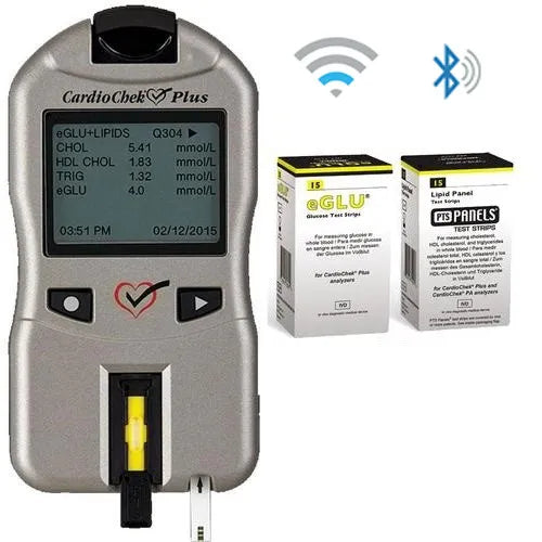 Kit complet CardioChek Plus – Le top du dépistage Lipidique et glucose. Le top connectivité