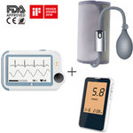 ECG electrocardiographe checkme pro™ avec tensiometre de bras bluetooth air bp2
