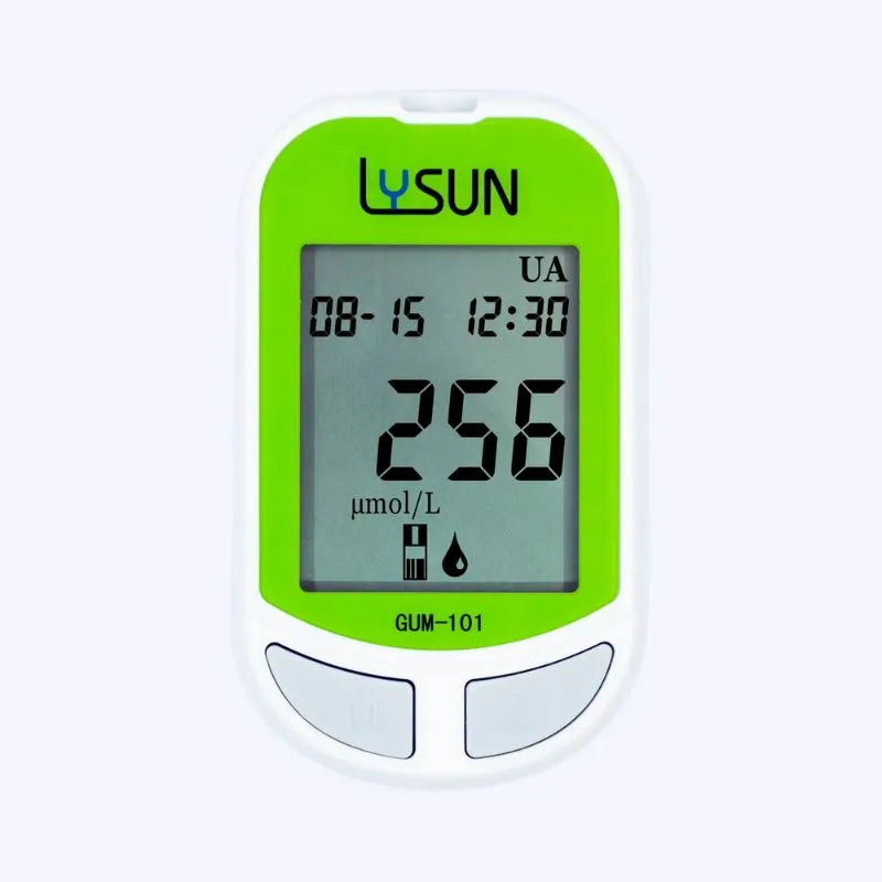 ananlyseur d'acide urique lysun Gum 101, ecran digital